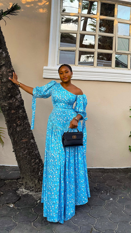 Mira crepe dress (ready to wear) - House of Naya