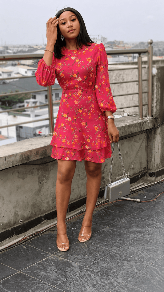 Gloria crepe dress ( ready to wear) - House of Naya