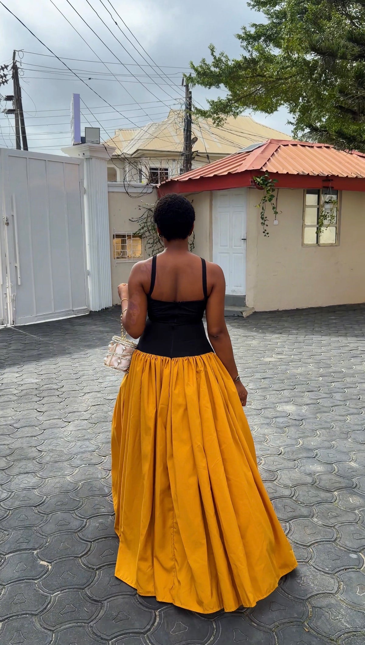 Erica crepe dress