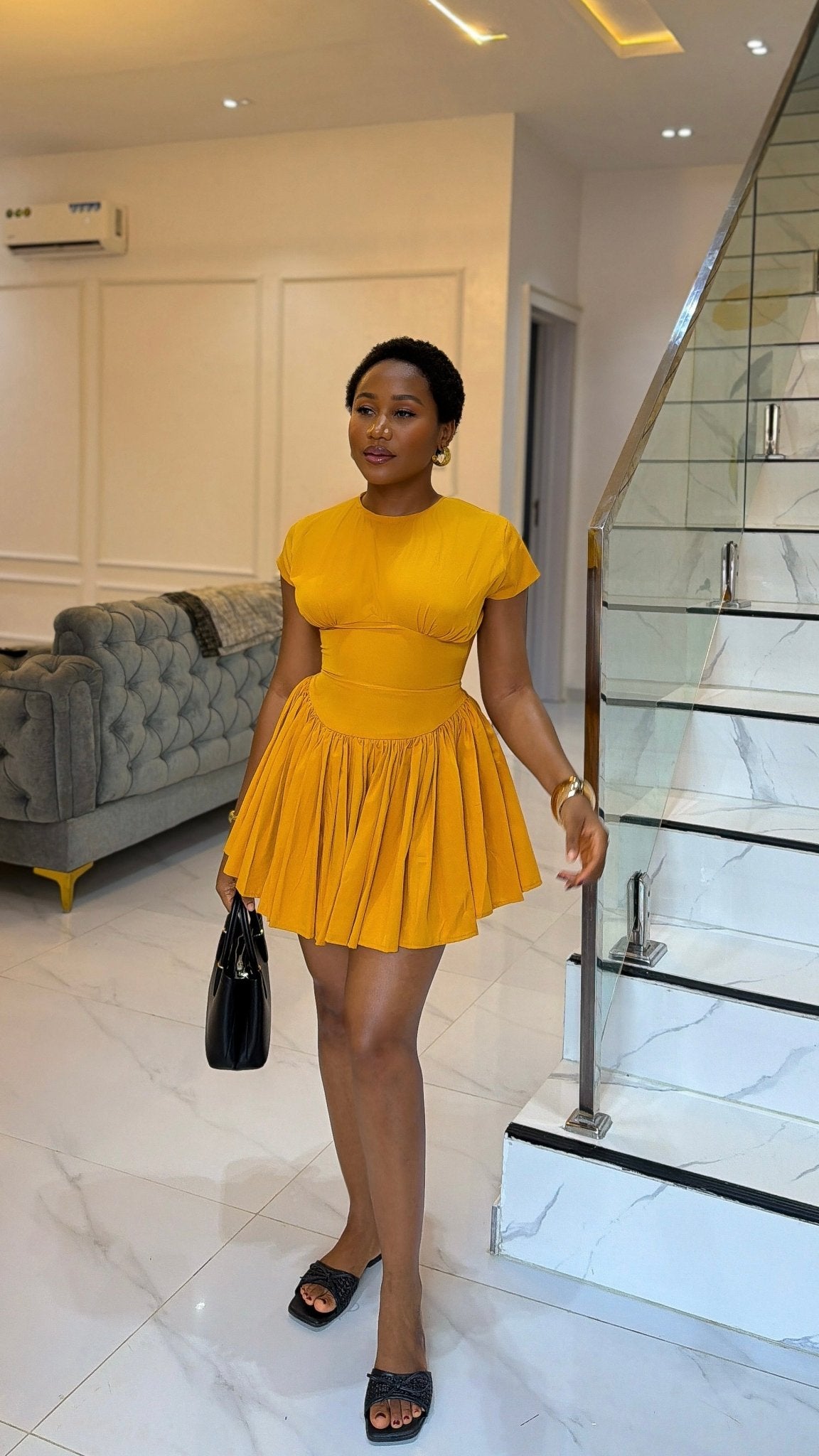 Jane crepe dress (ready to wear) - House of Naya