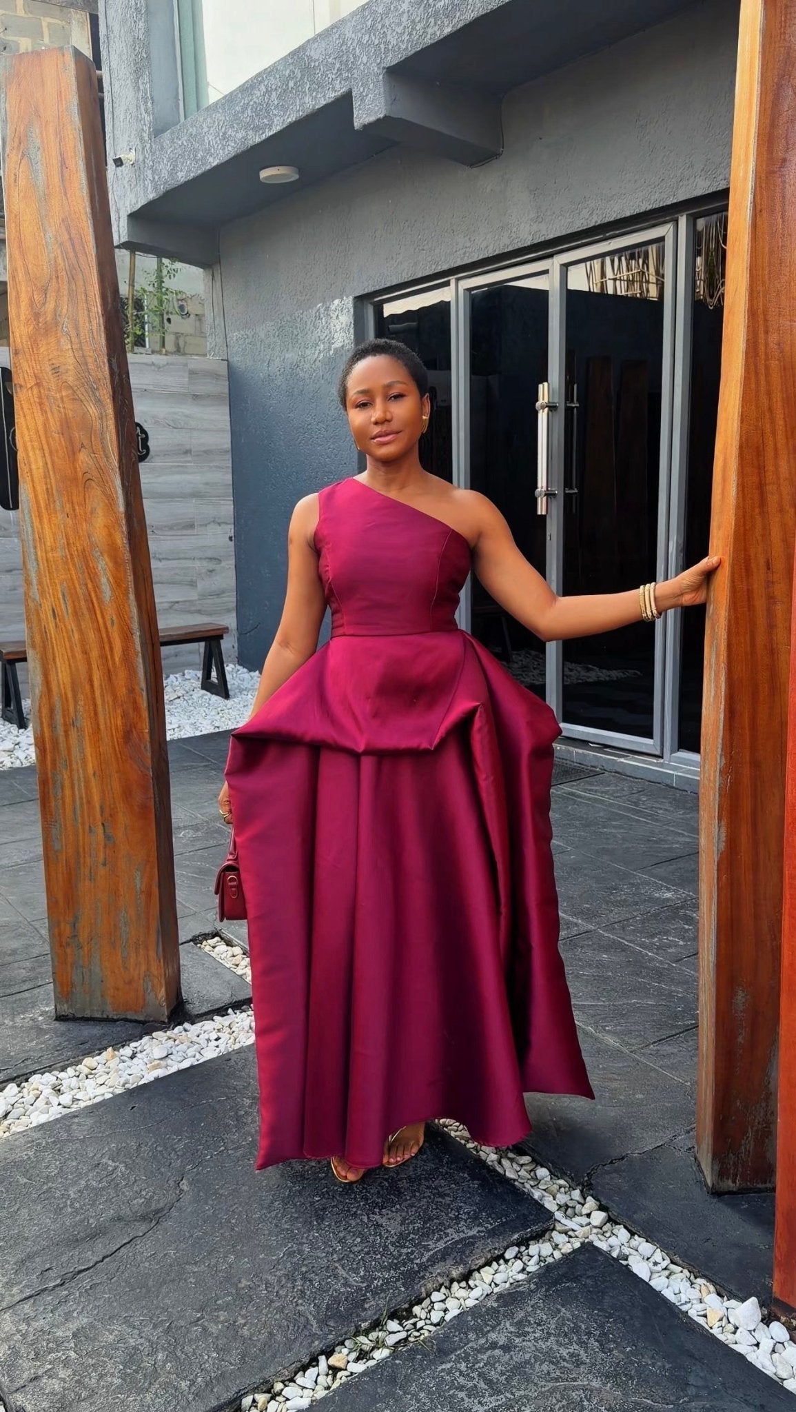 Lava mikado dress - House of Naya