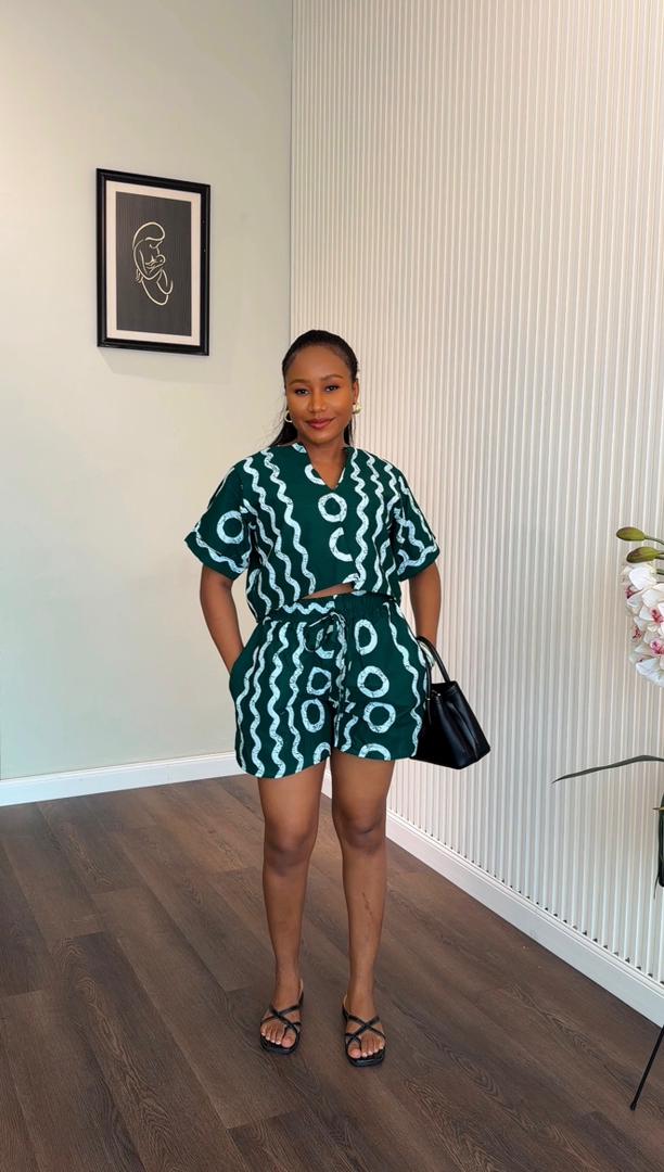 Pelumi Ankara set (ready to wear )