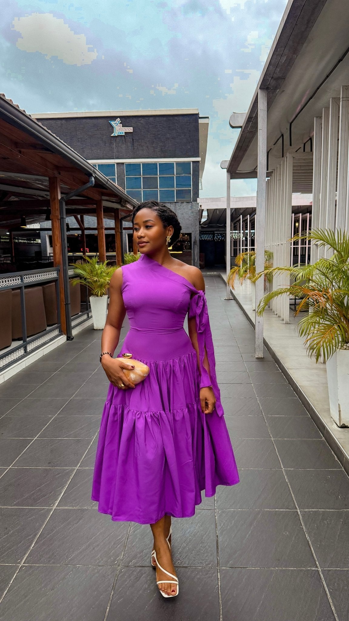 Eve crepe dress - House of Naya