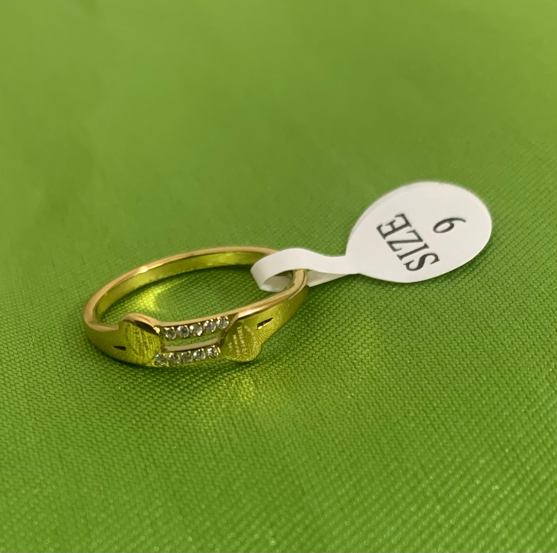 0085 Non tarnish steel ring - House of Naya