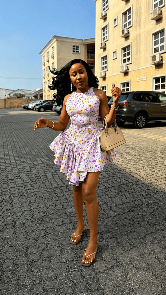 Lara crepe dress(ready to wear) - House of Naya