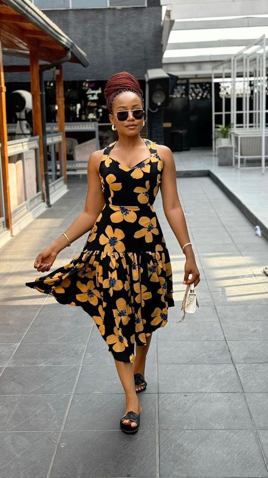 Paris crepe dress - House of Naya