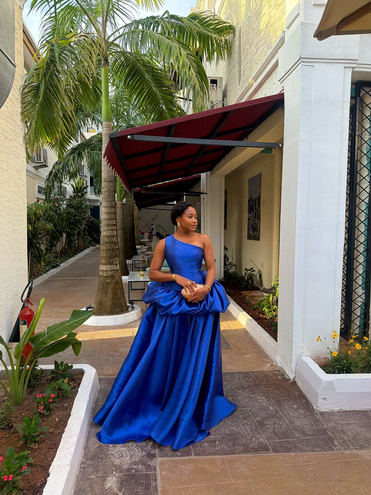 Iris mikado dress