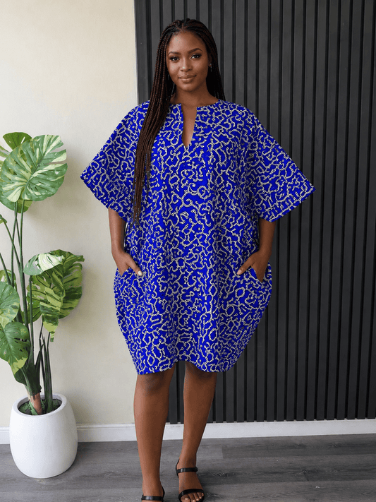 Adaugo Ankara dress (ready to wear) - House of Naya