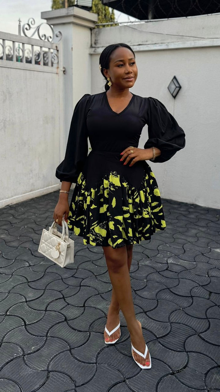 Fiyin crepe dress(ready to wear)