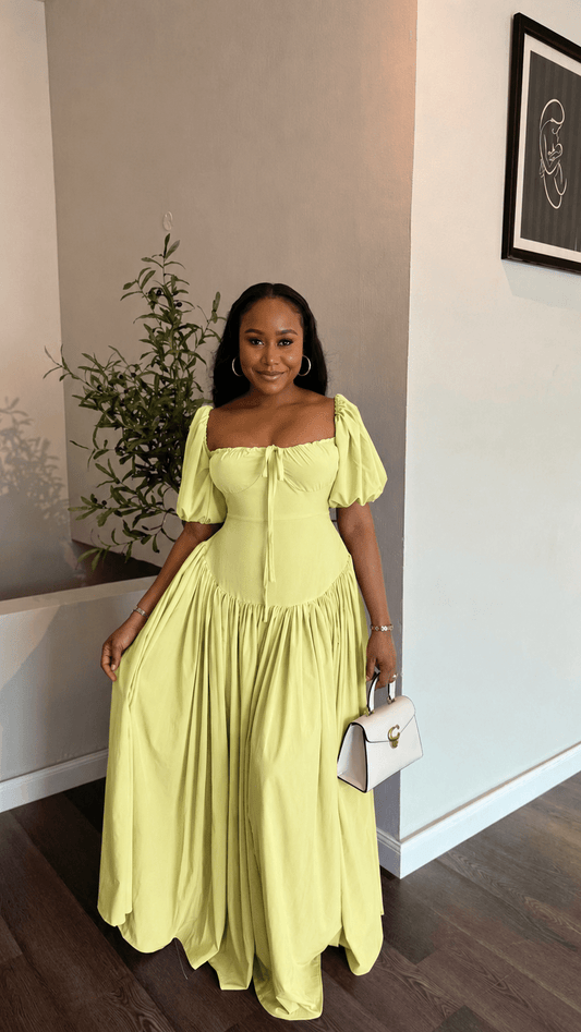 Stella crepe dress (ready to wear) - House of Naya