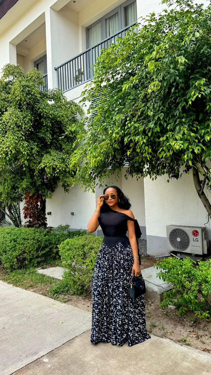 Motunrayo crepe dress