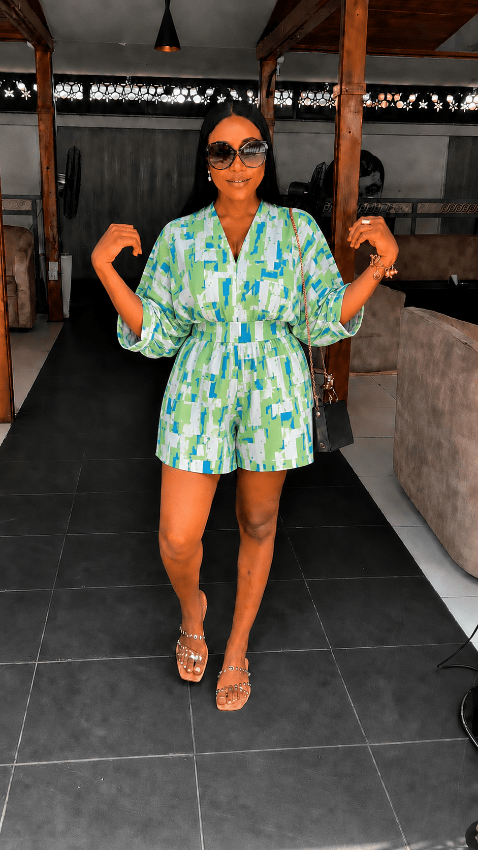 Lady crepe set short (ready to wear) - House of Naya