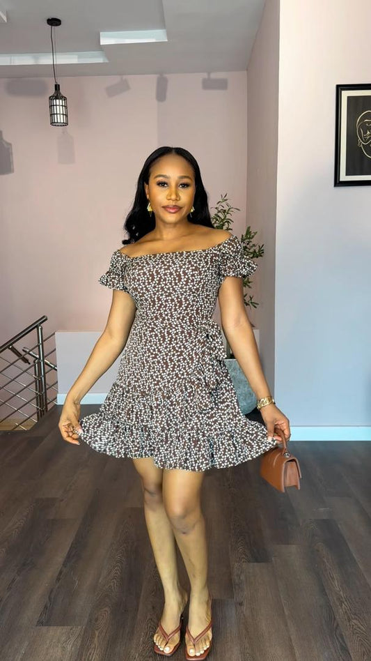 Nne crepe dress(ready to wear)