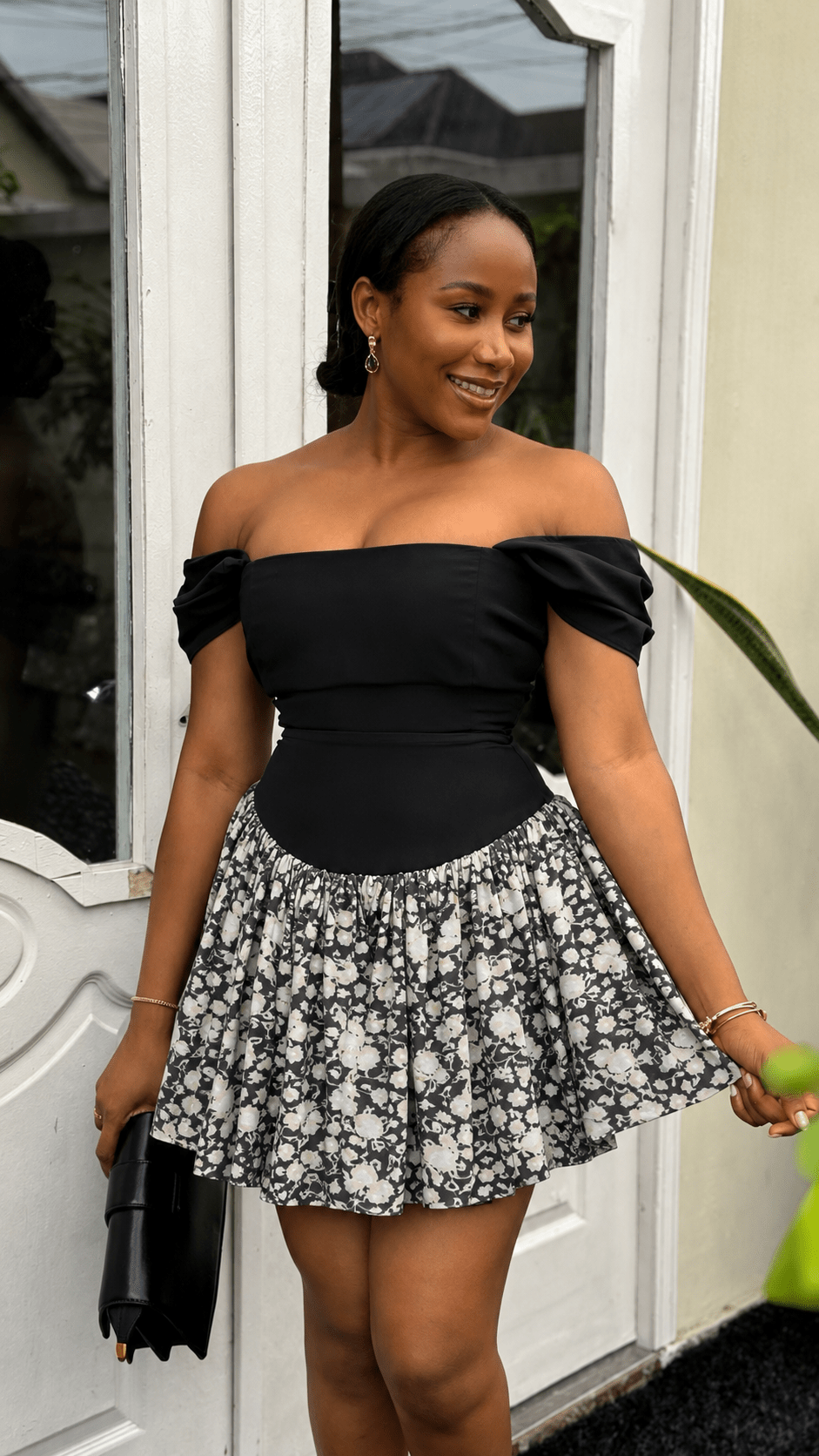 Tobi crepe dress (ready to wear ) - House of Naya