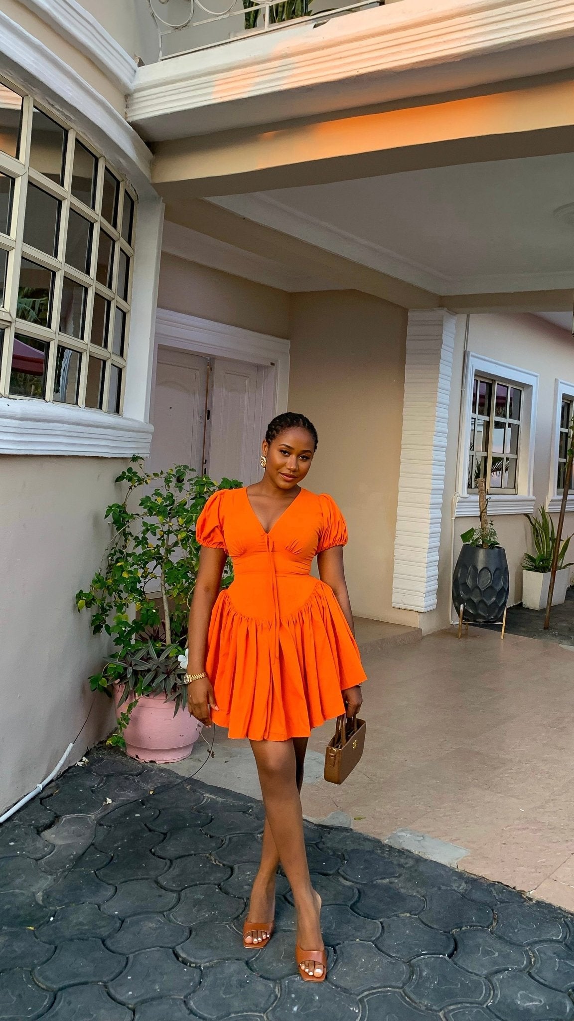 Banana cotton dress – House of Naya