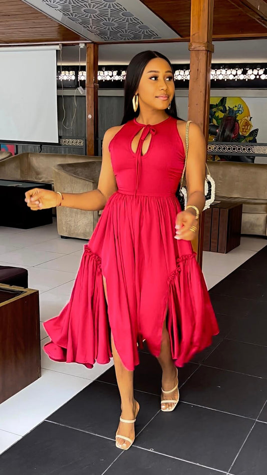 Candy crepe dress - House of Naya