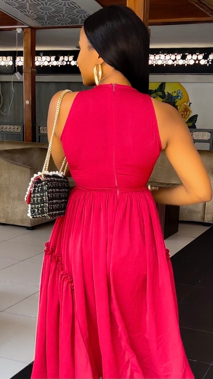 Candy crepe dress - House of Naya