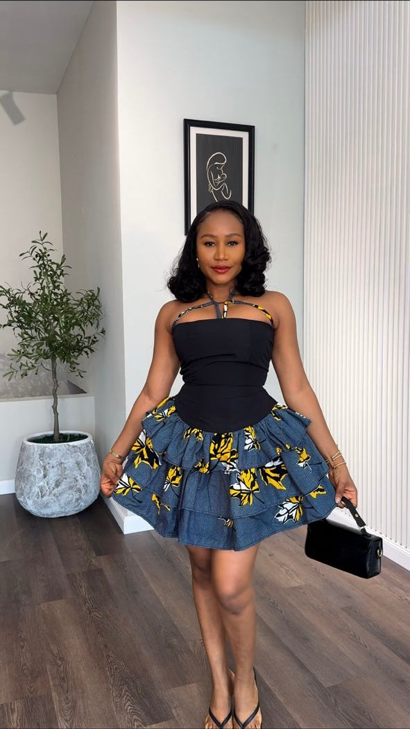 Imole Ankara dress (ready to wear)