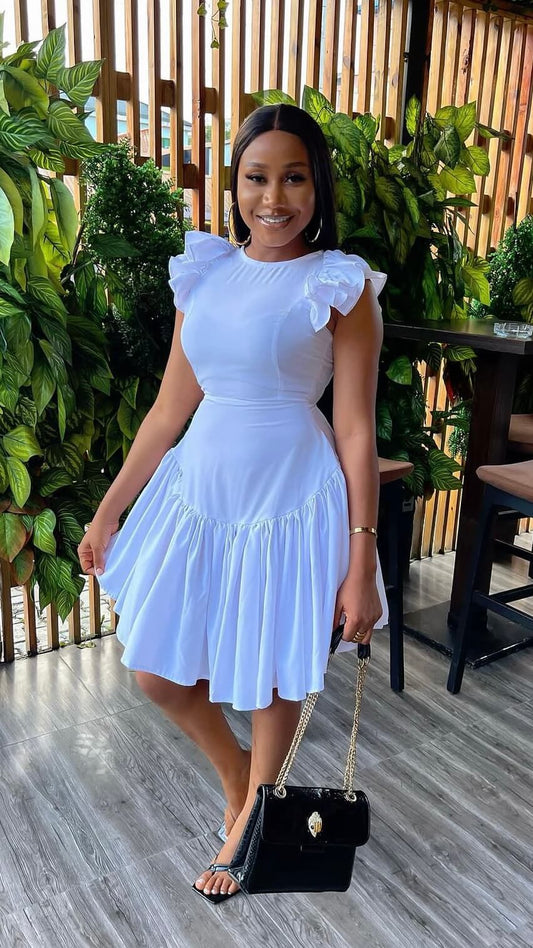 Joy crepe dress (ready to wear) - House of Naya