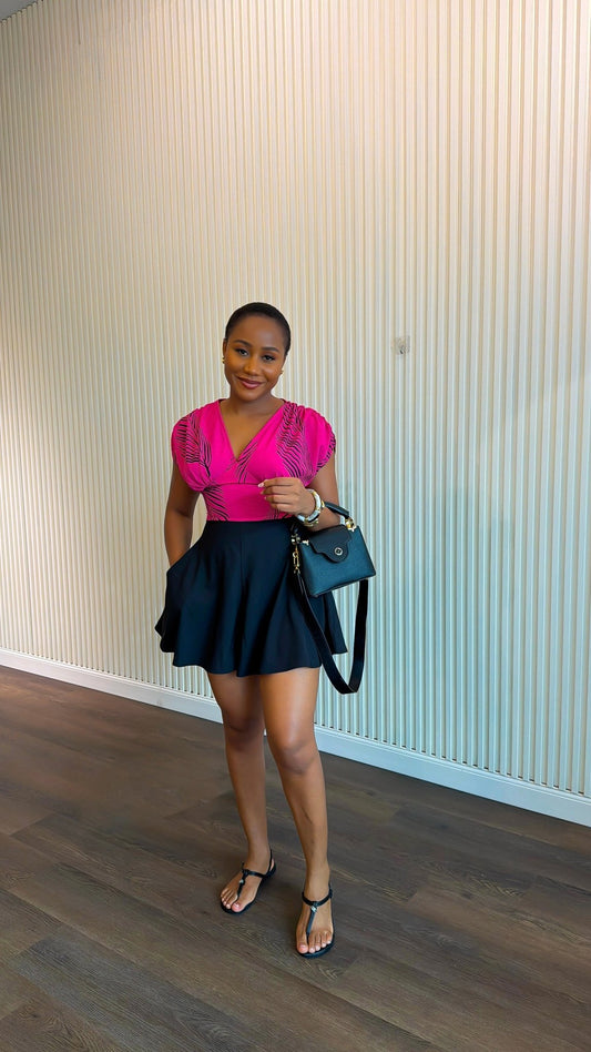 Zita crepe playsuit (ready to wear) - House of Naya