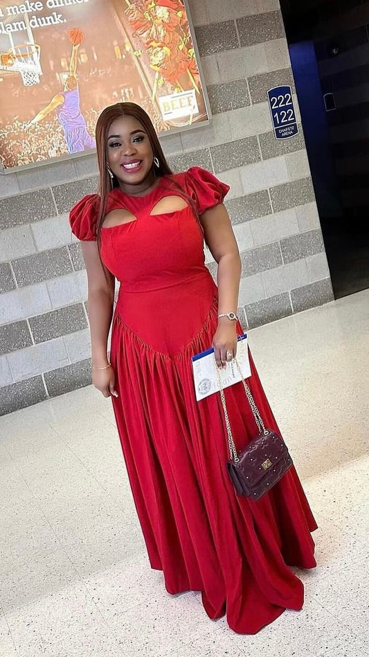 Mary crepe dress (READY FOR DELIVERY)