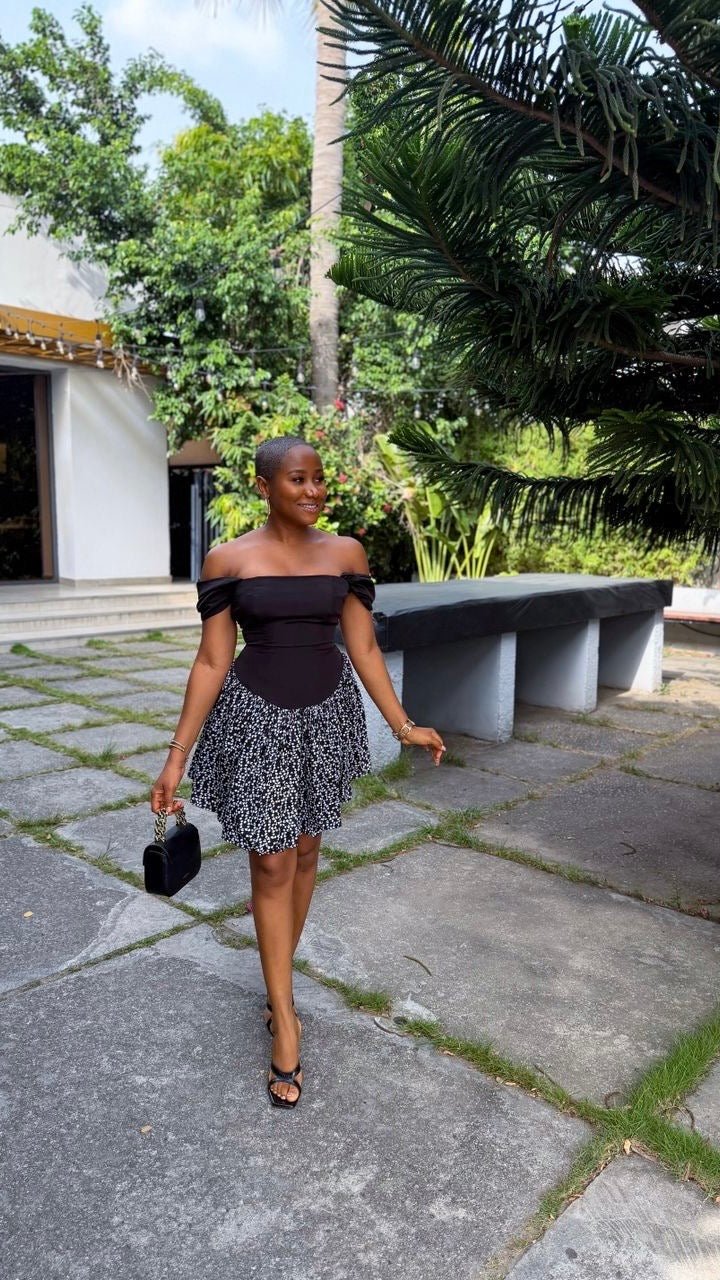 Tobi crepe dress(ready to wear) - House of Naya