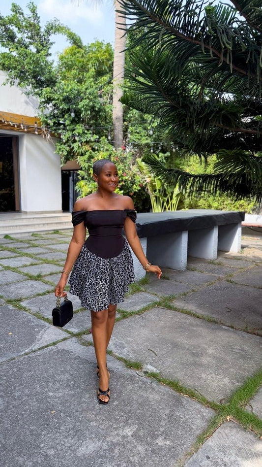 Tobi crepe dress(ready to wear) - House of Naya