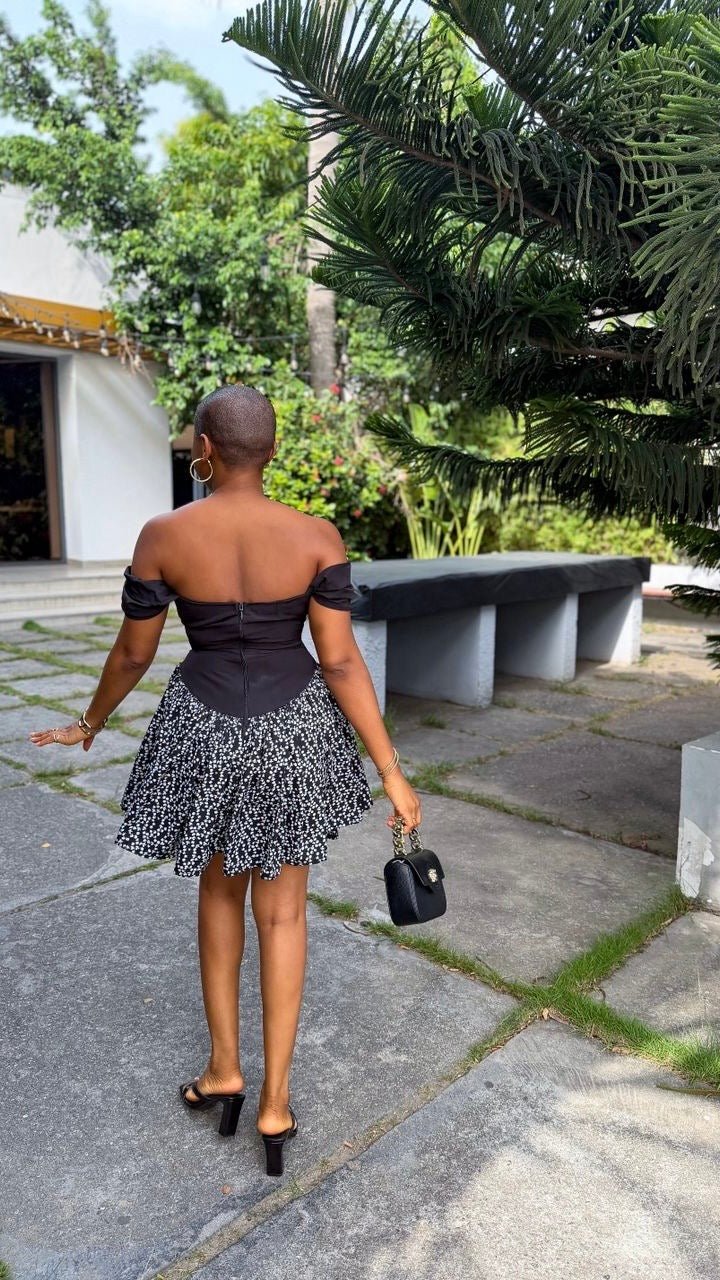 Tobi crepe dress(ready to wear) - House of Naya