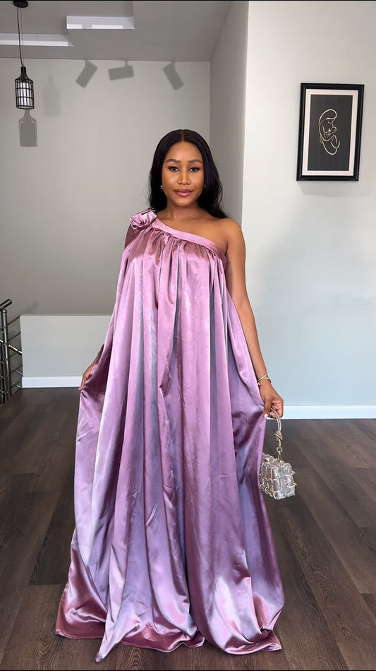 Sandra silk dress (ready to wear) - House of Naya