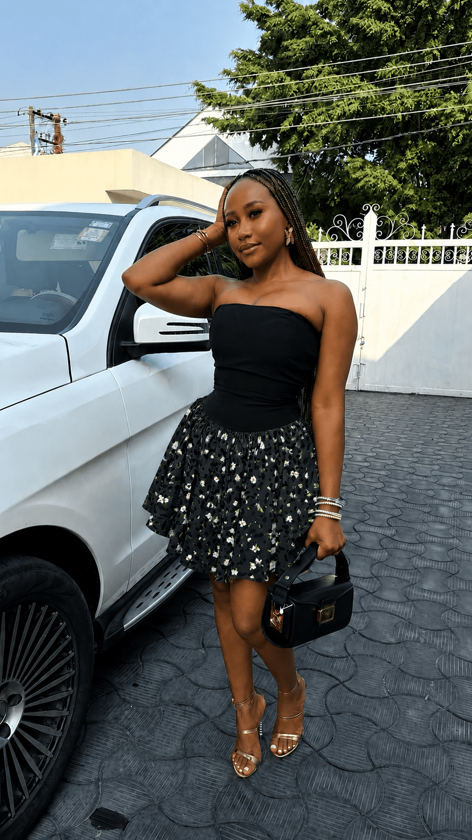 Roseline crepe dress (ready to wear) - House of Naya