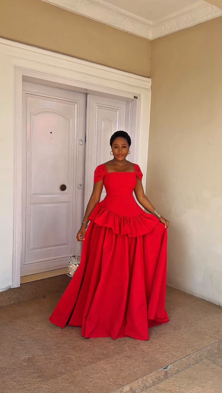 Lori cotton dress (ready to wear ) - House of Naya