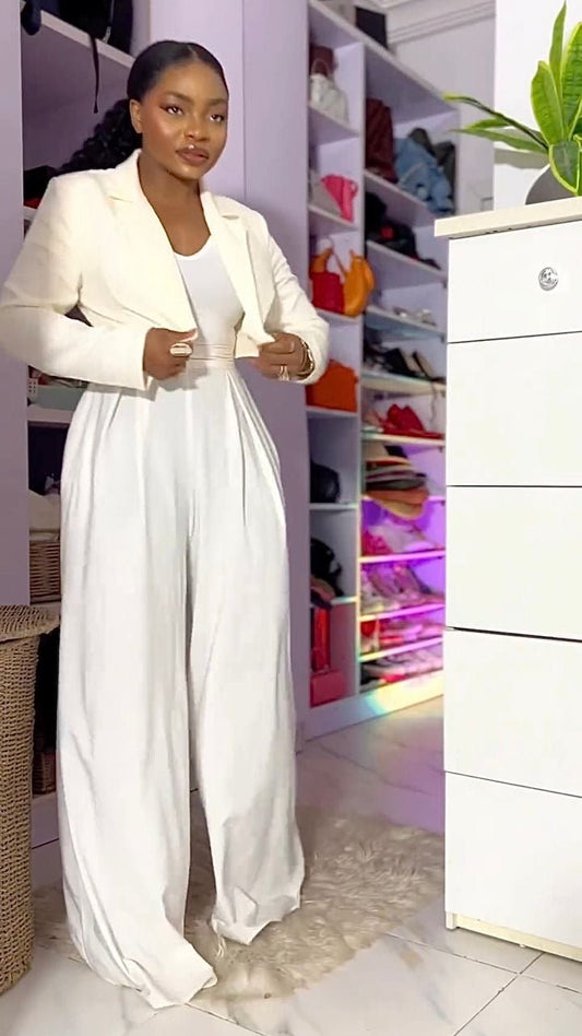 Shayla crepe pant (ready to wear) - House of Naya