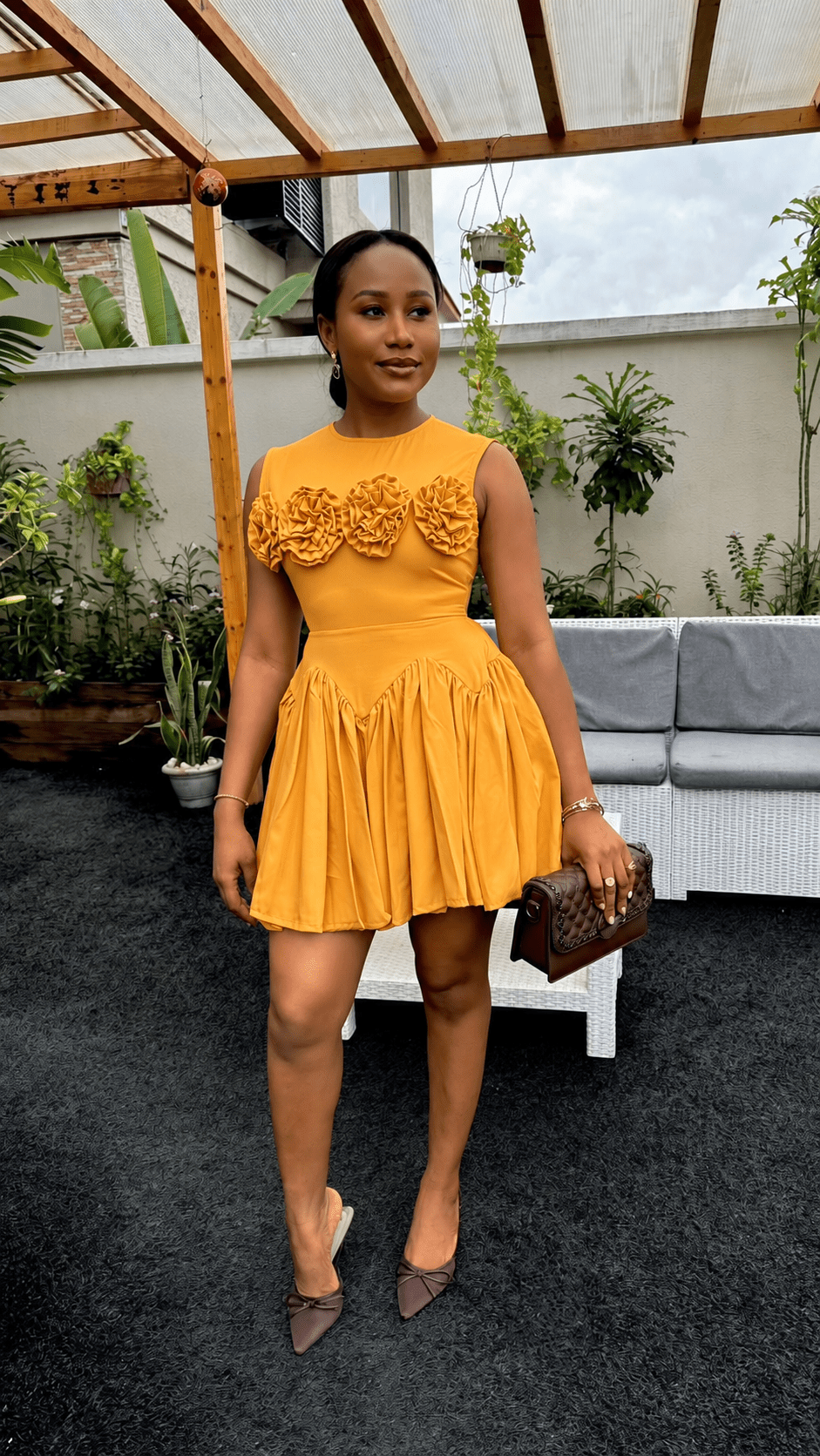 Bella crepe dress(ready to wear) - House of Naya