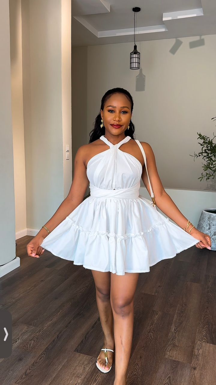 Charity cotton dress  (ready to wear)