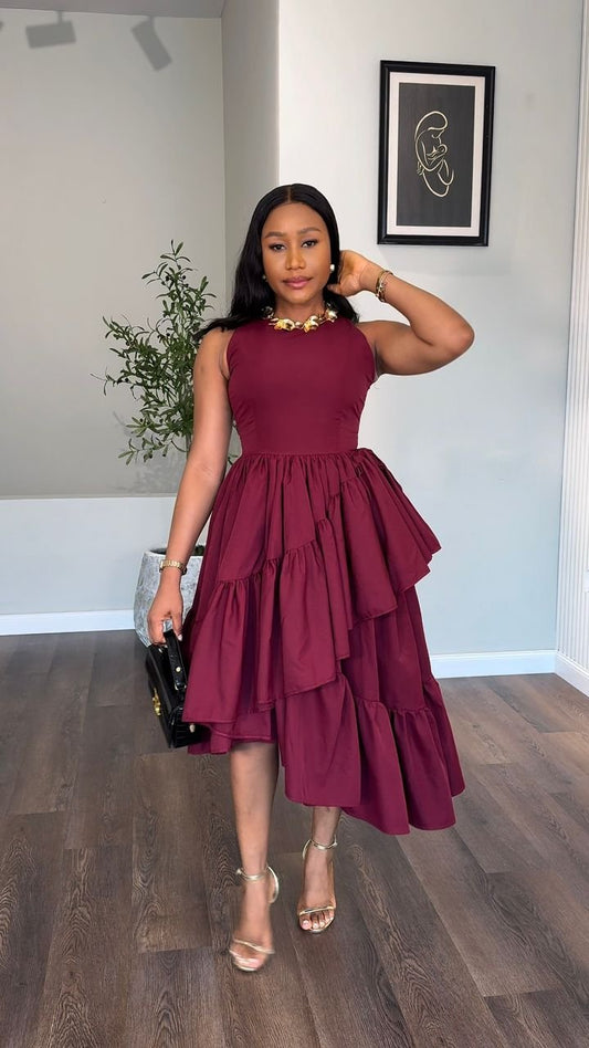 Rosemary cotton dress(ready to wear) - House of Naya