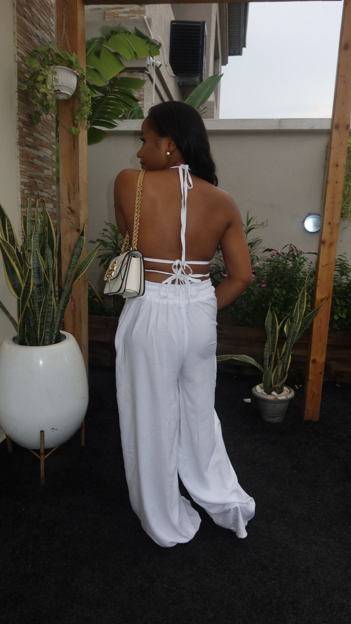 Melissa linen set (ready to wear) - House of Naya