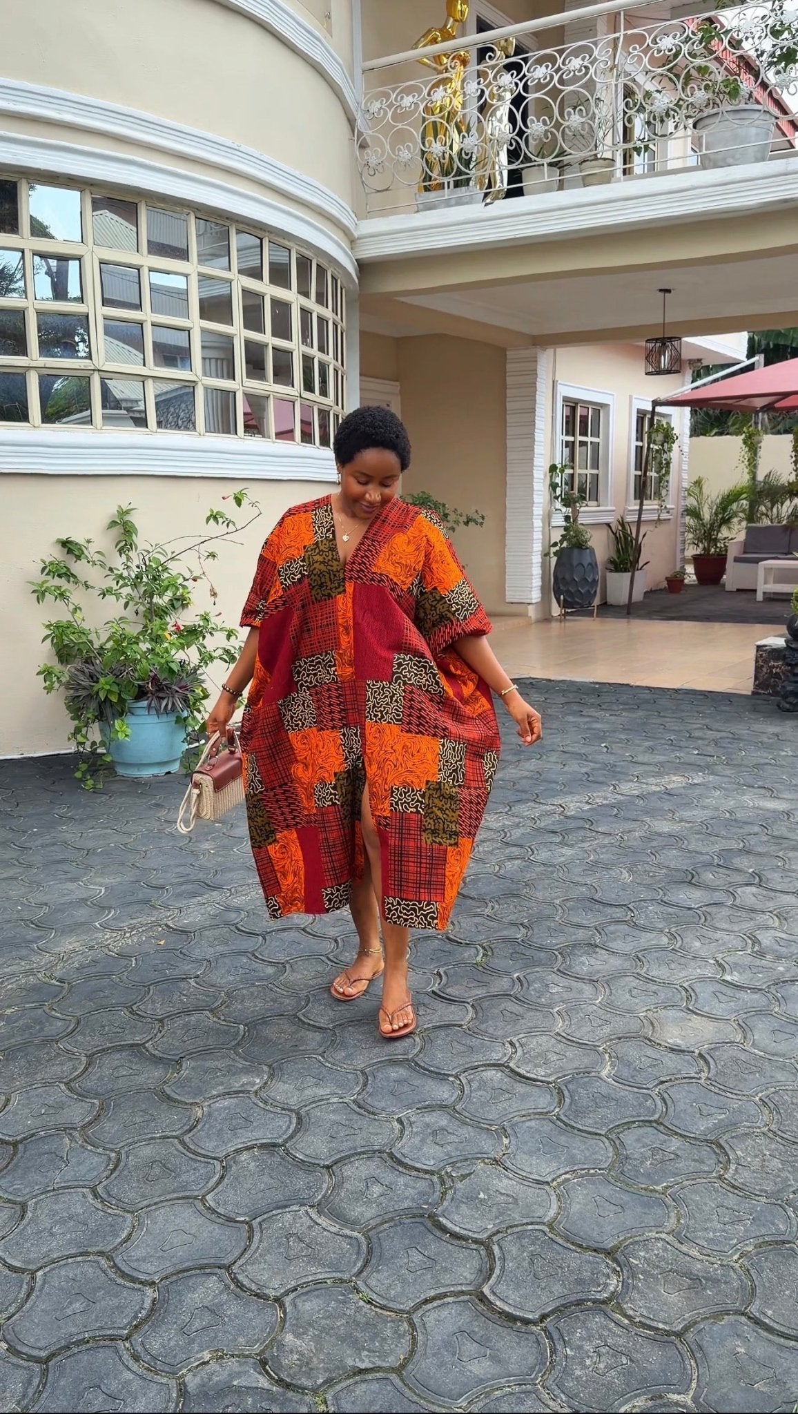 Midi Ankara bubu dress (Ready to wear) - House of Naya
