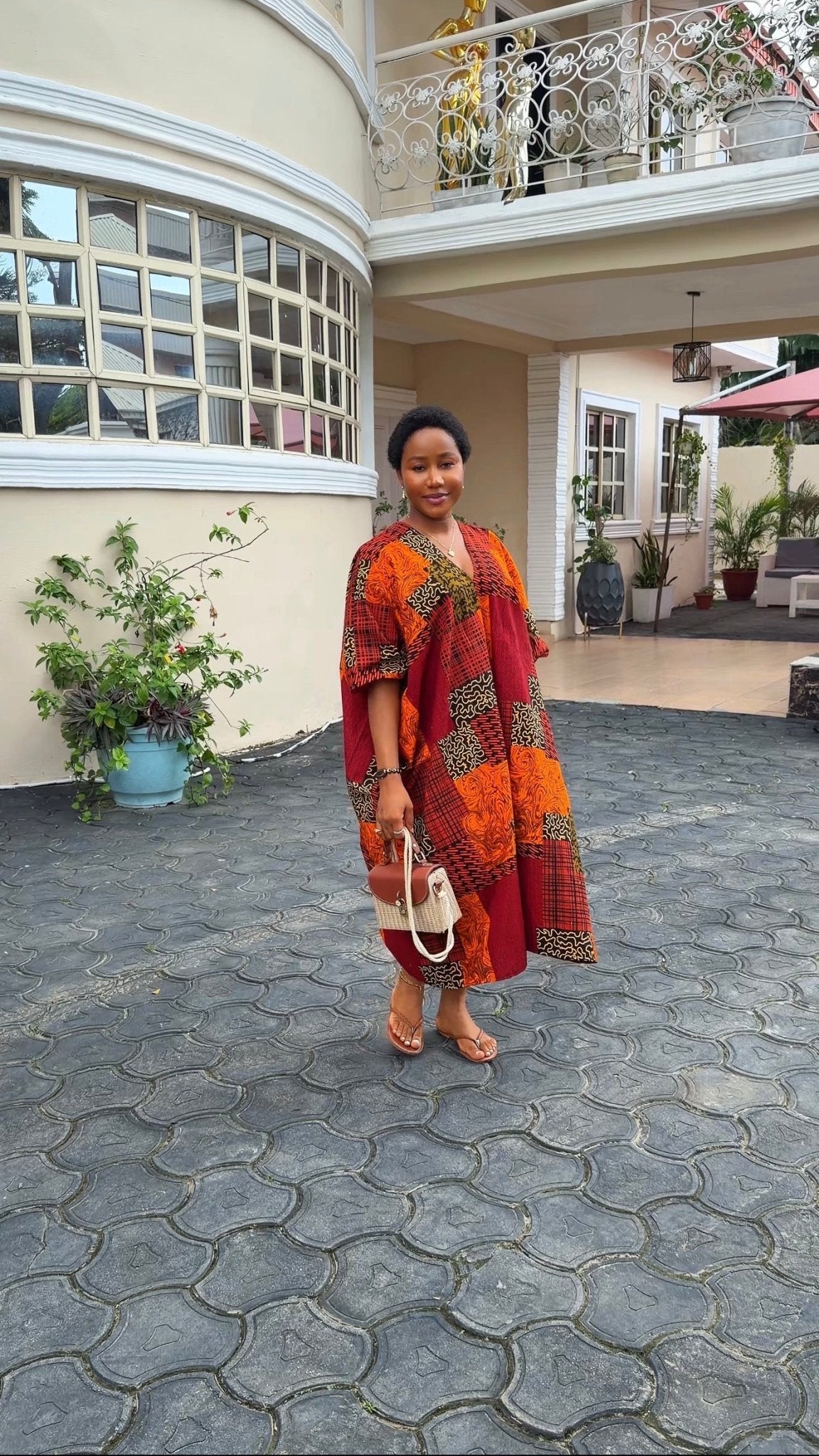 Midi Ankara bubu dress (Ready to wear) - House of Naya