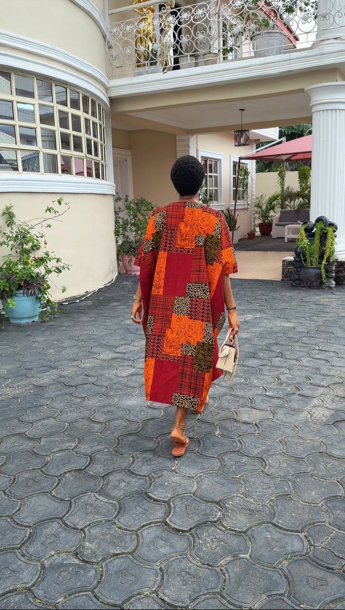 Midi Ankara bubu dress (Ready to wear) - House of Naya