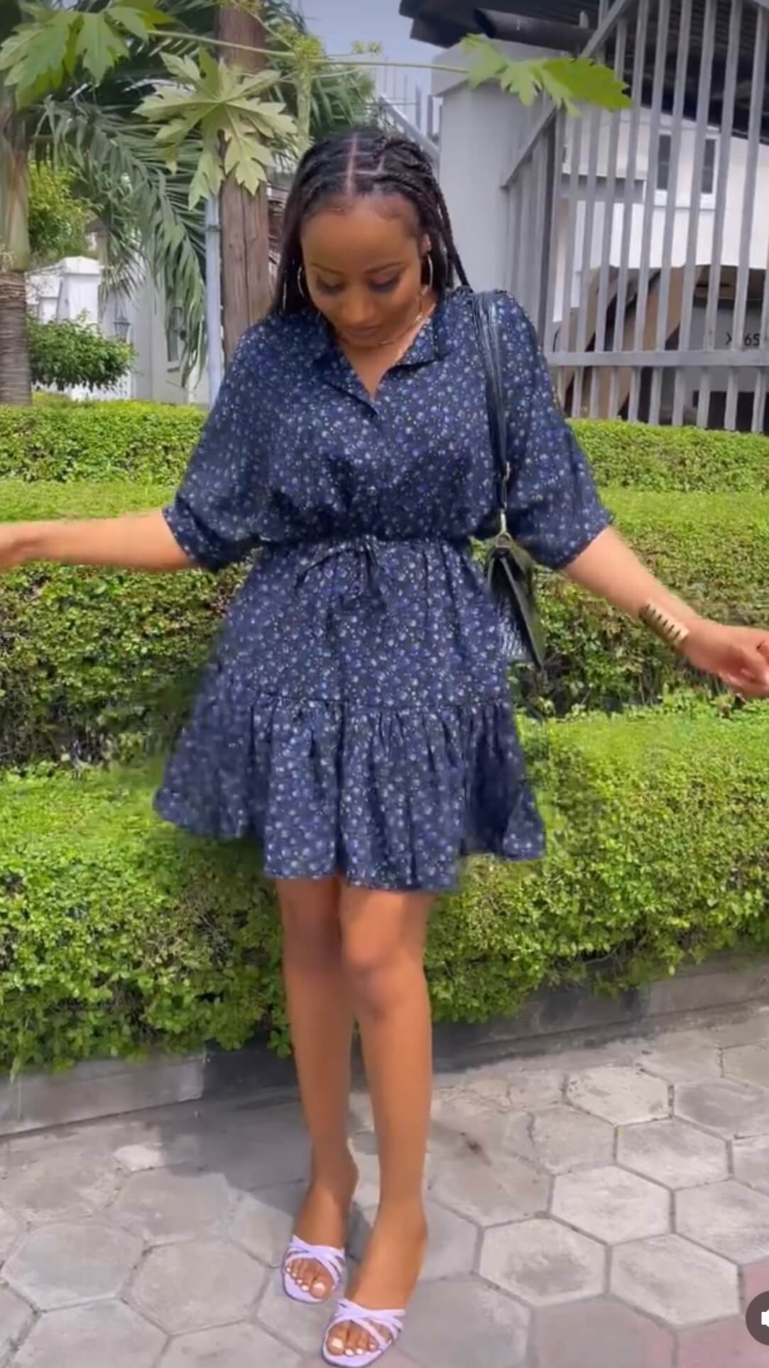 Ebony crepe dress - House of Naya