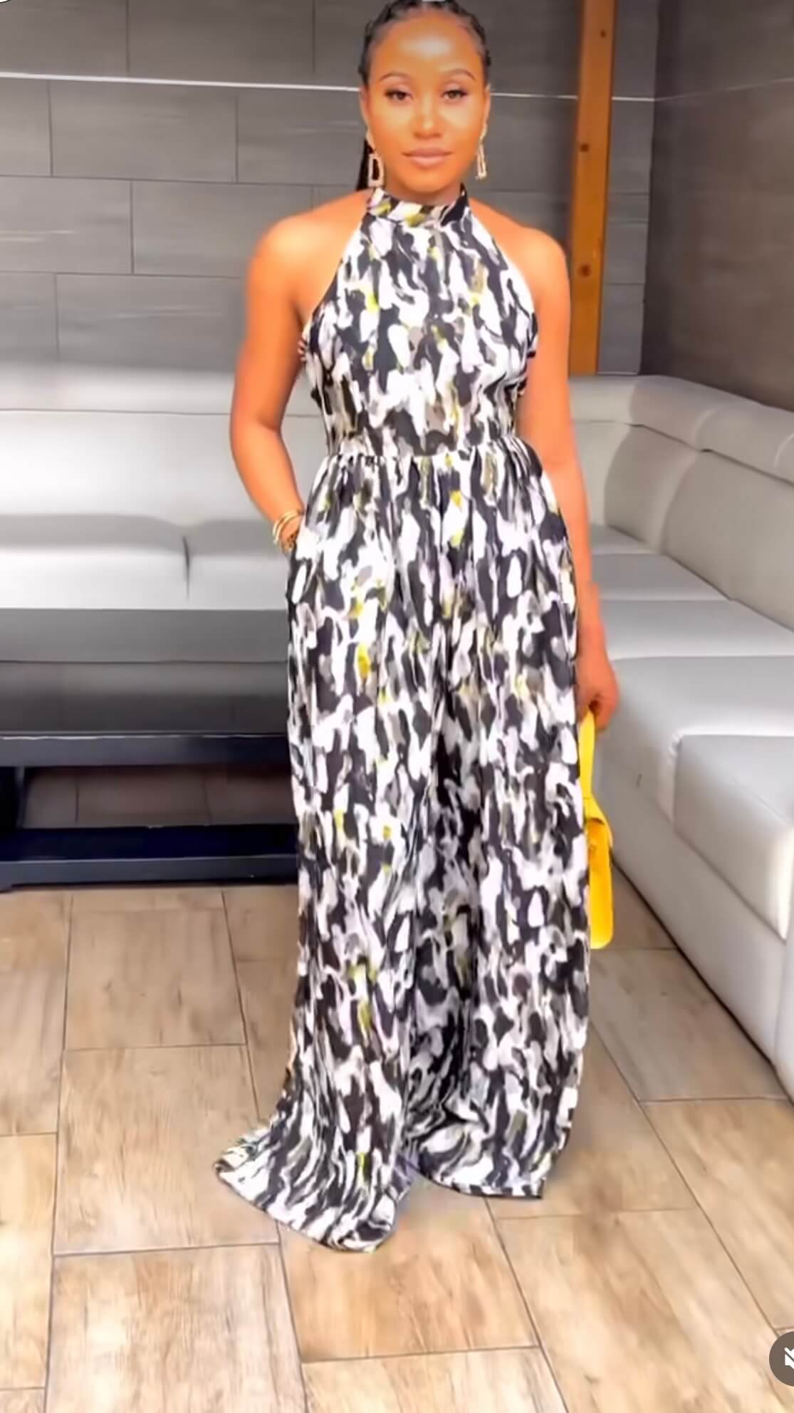 Money crepe jumpsuit