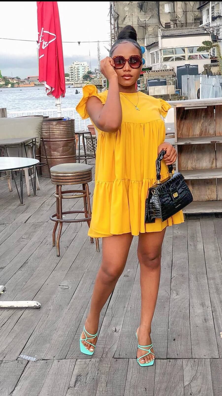 Baby girl crepe dress