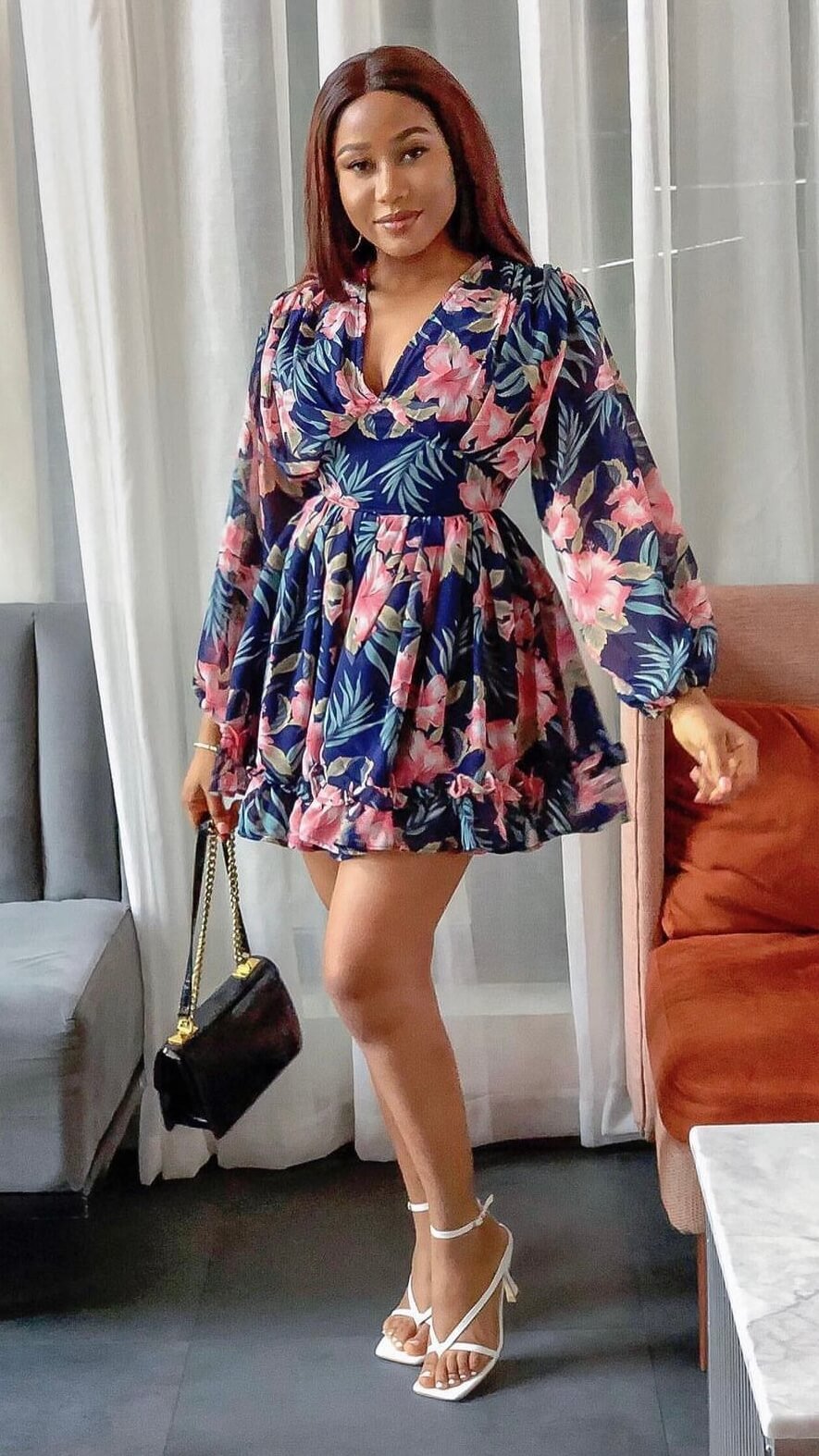 Simmi chiffon dress - House of Naya