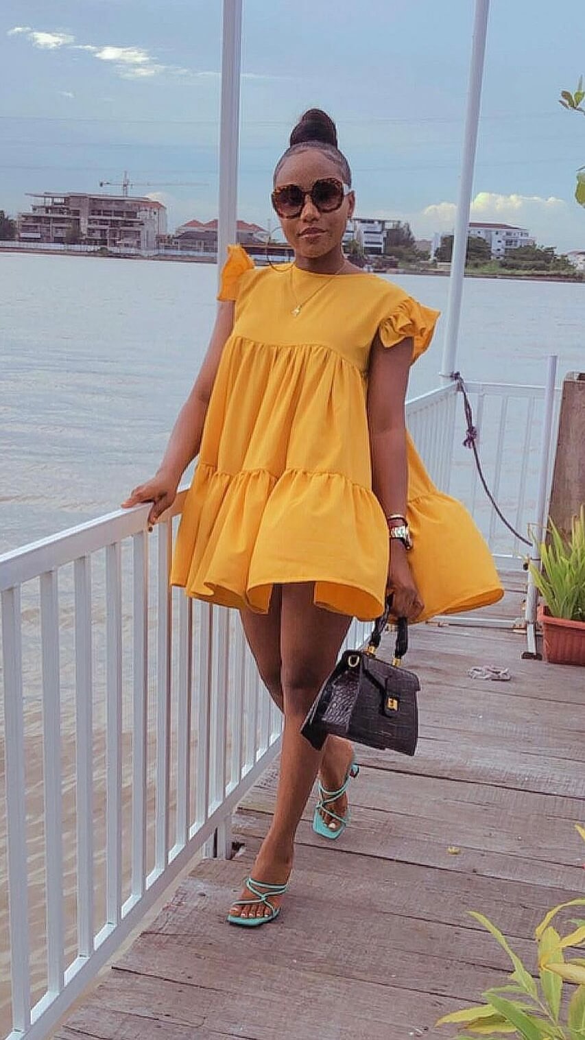 Baby girl crepe dress