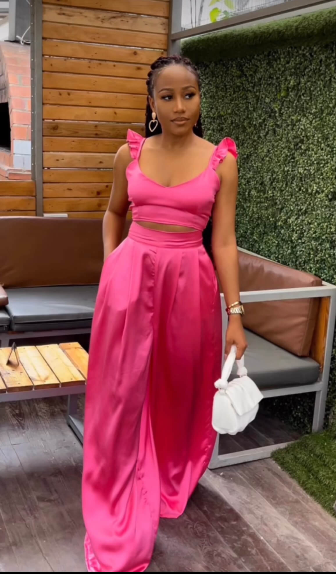 Jennifer silk two piece set - House of Naya