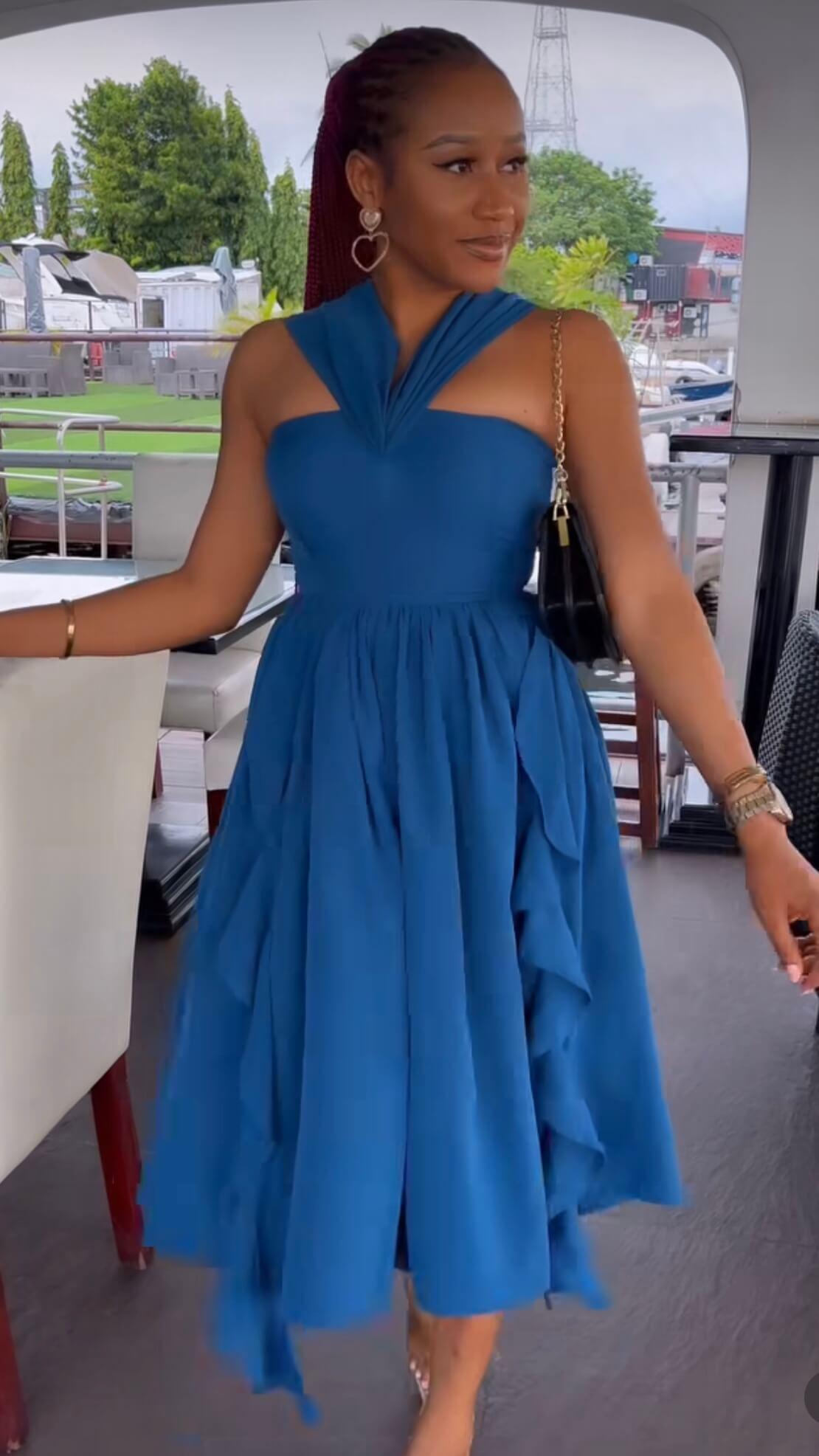 Lydia crepe dress - House of Naya