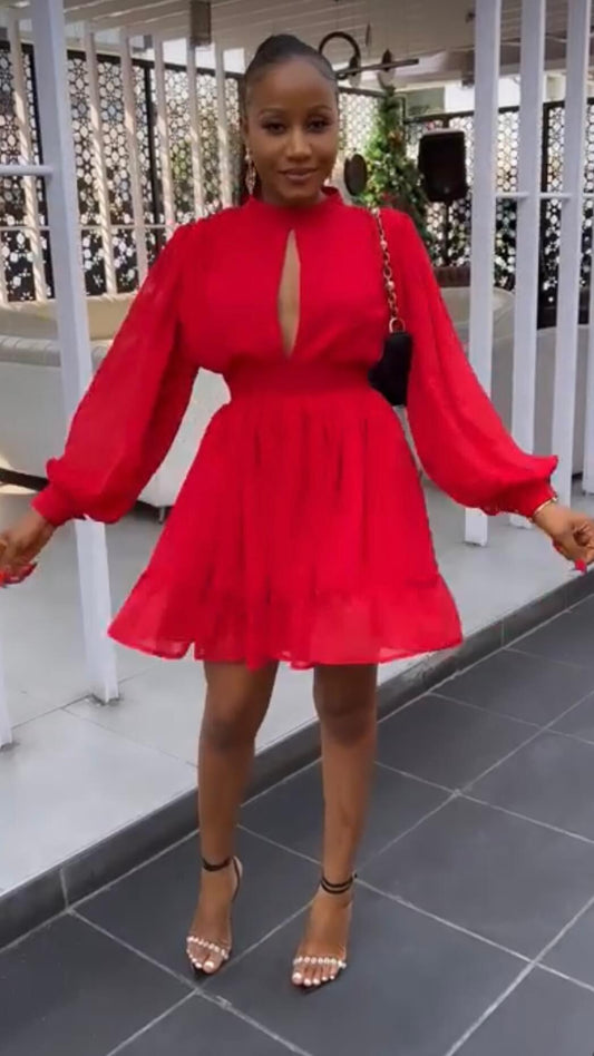 Magdalene chiffon dress - House of Naya