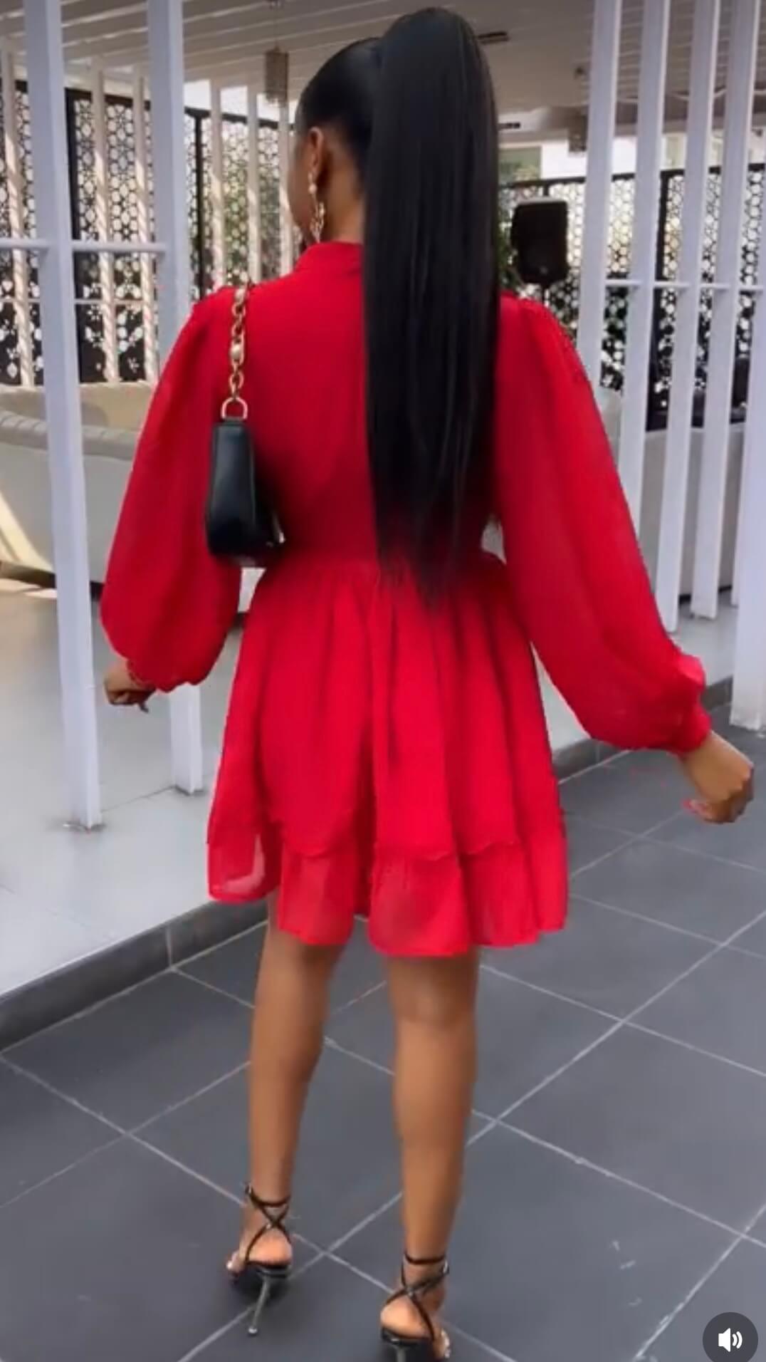 Magdalene chiffon dress - House of Naya