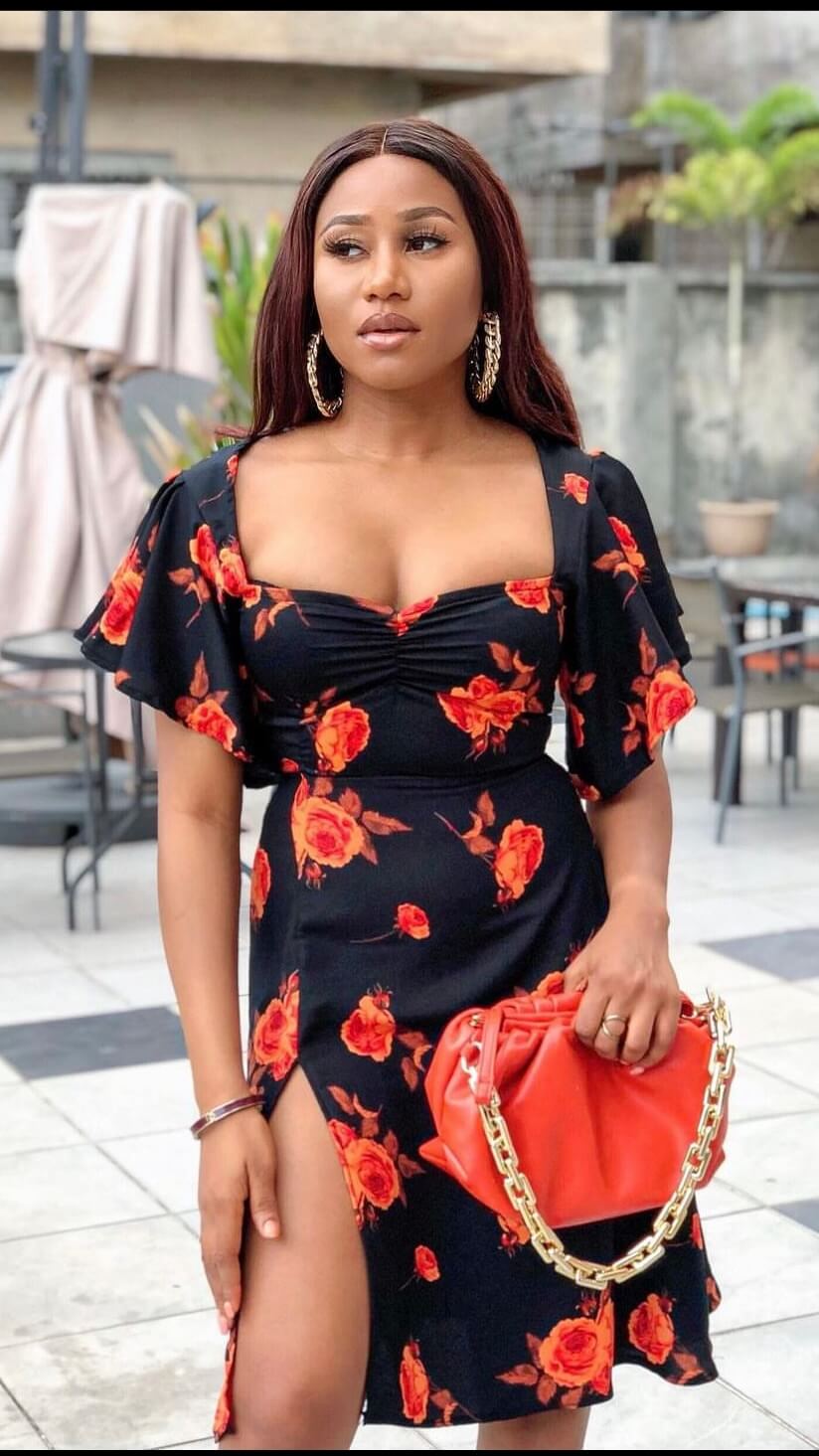 nica crepe dress - House of Naya