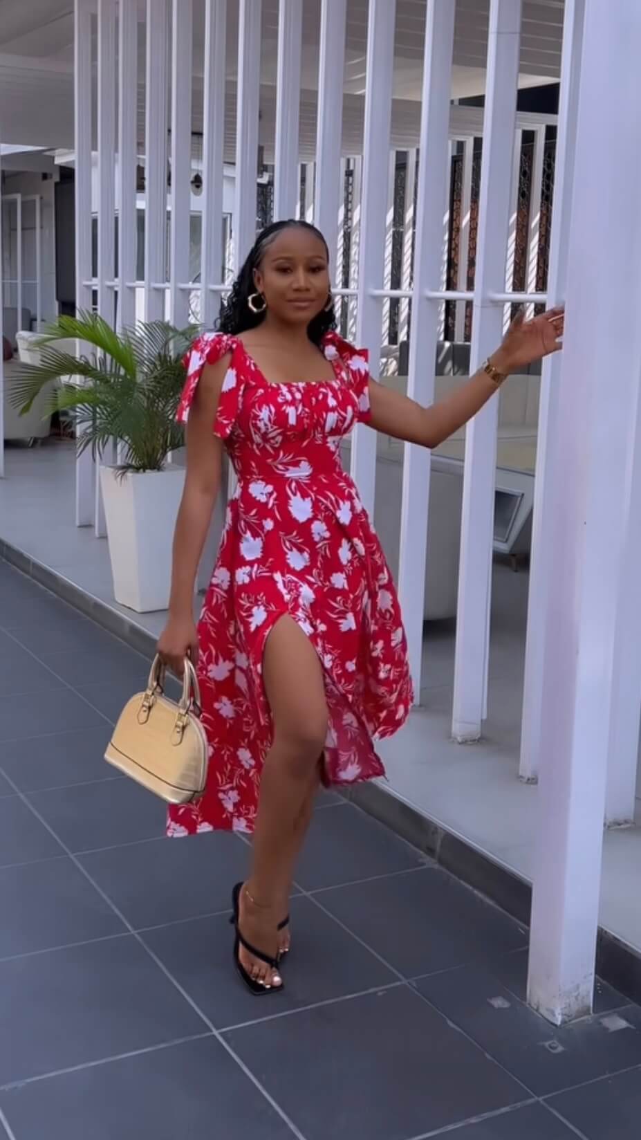 Beyoncé crepe dress